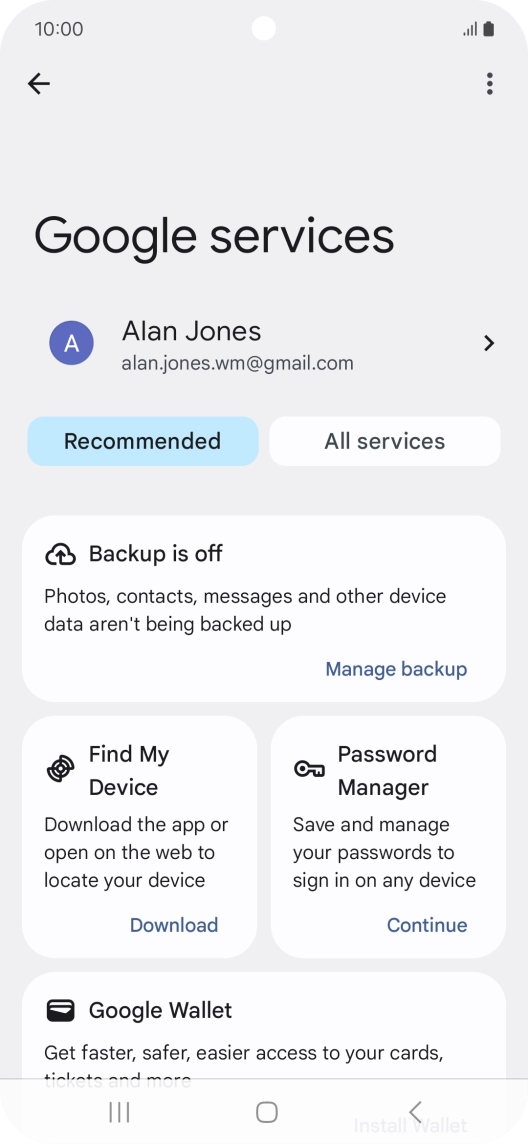 Press Find My Device. Press Find My Device.