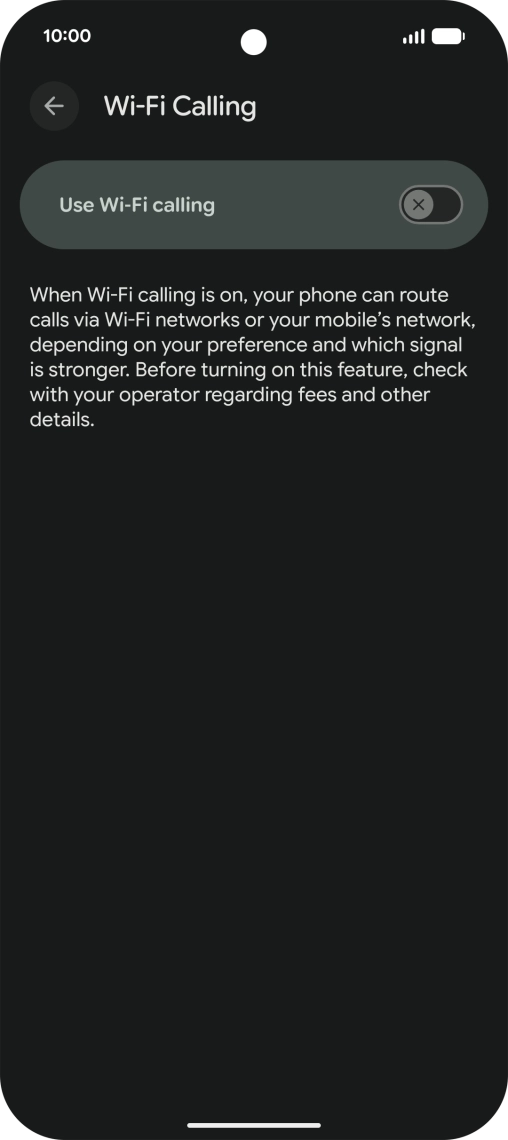 Press the indicator next to Press the indicator next to