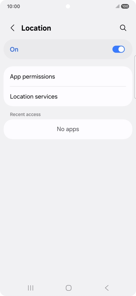 Press App permissions. Press App permissions.