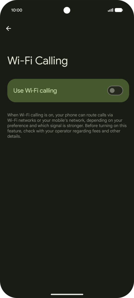 Press the indicator next to Press the indicator next to