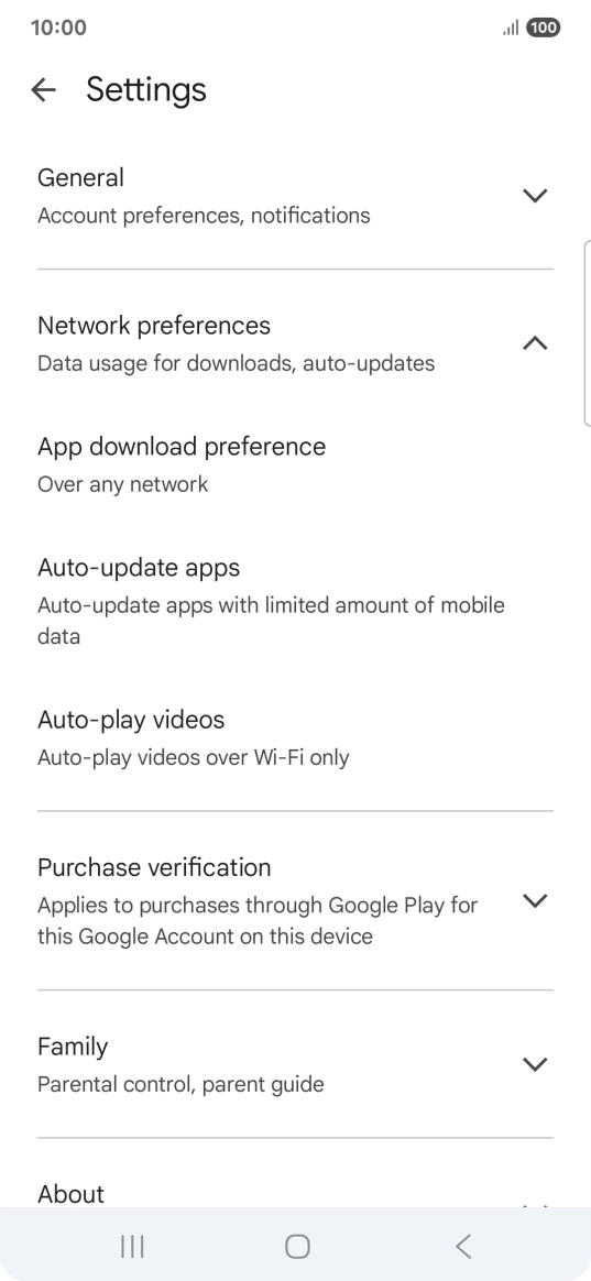 Press Auto-update apps. Press Auto-update apps.