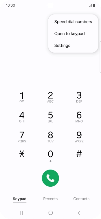Press Settings. Press Settings.