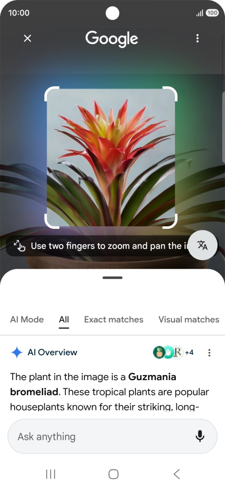 Follow the instructions on the screen to use the search results. Follow the instructions on the screen to use the search results.