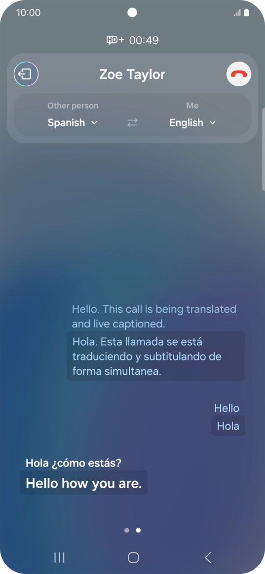 Say the required word or phrase and wait for the translation. Say the required word or phrase and wait for the translation.