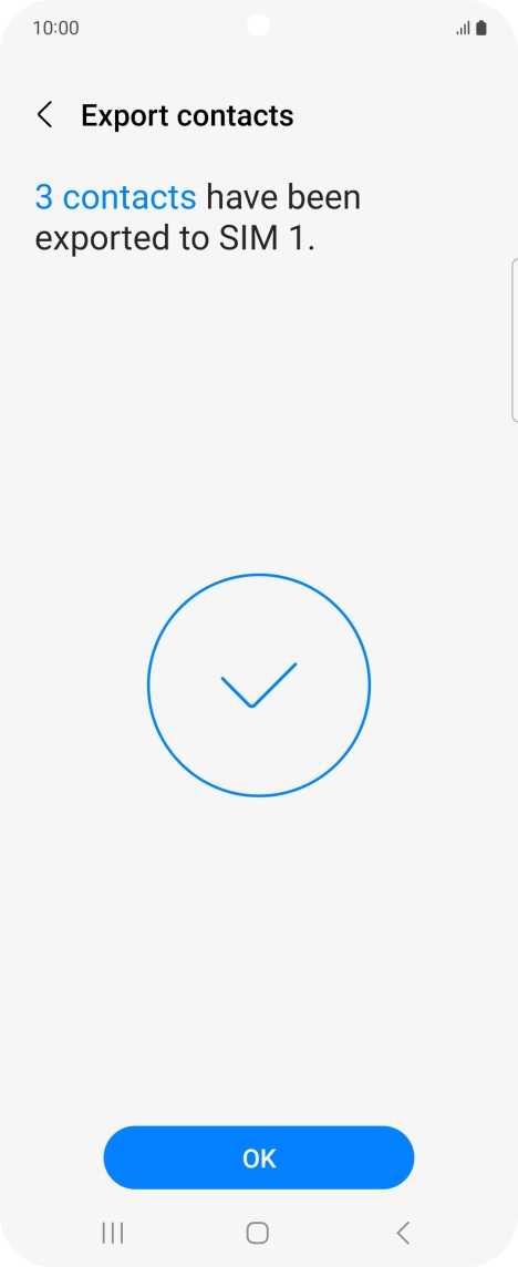 Press OK. Press OK.