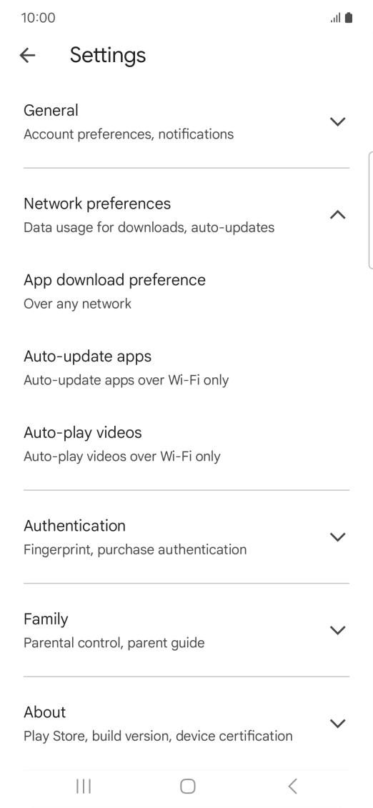 Press Auto-update apps. Press Auto-update apps.
