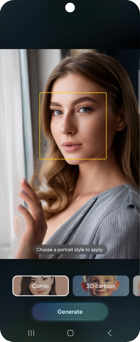 Follow the instructions on the screen to use the selected function and press Generate. Follow the instructions on the screen to use the selected function and press Generate.