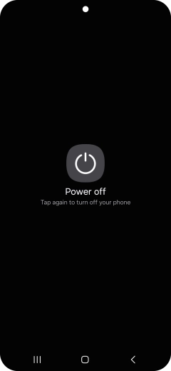 Press Power off. Press Power off.