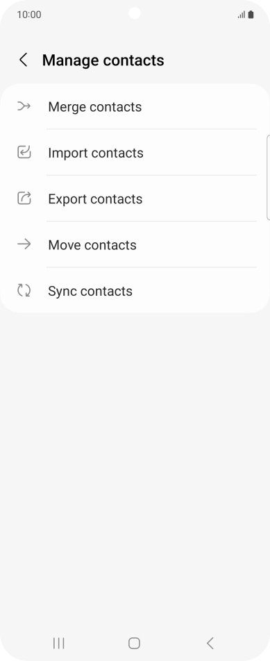 Press Import contacts. Press Import contacts.