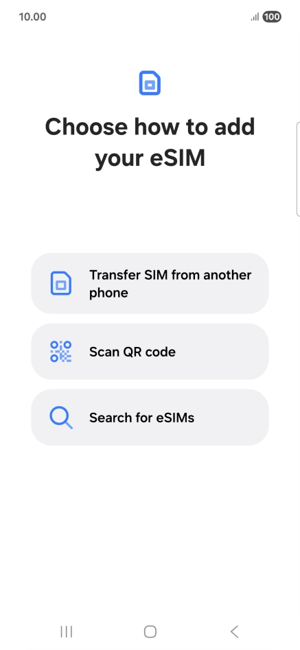 Press Scan QR code. Press Scan QR code.