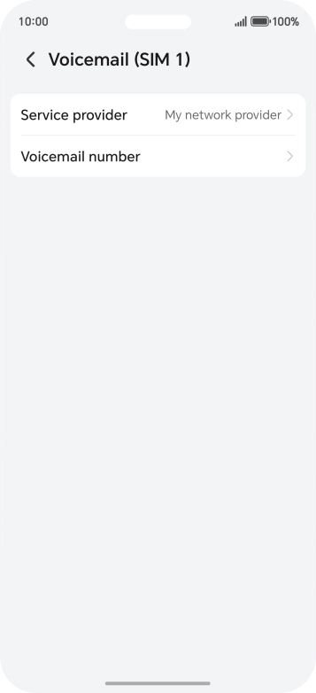 Press Voicemail number. Press Voicemail number.
