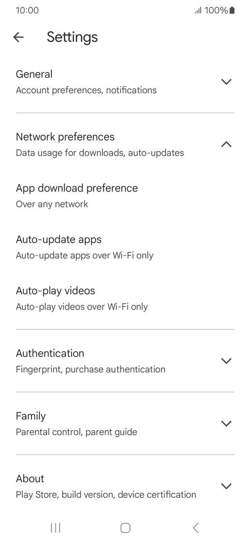 Press Auto-update apps. Press Auto-update apps.