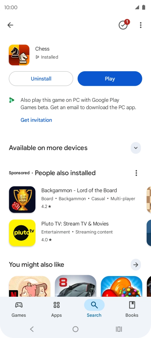 Press the Home key to return to the home screen. Press the Home key to return to the home screen.