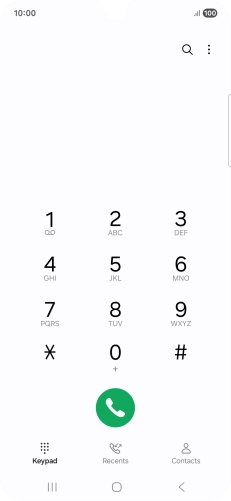 Press the menu icon. Press the menu icon.