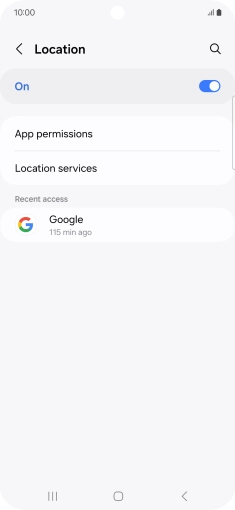 Press App permissions. Press App permissions.