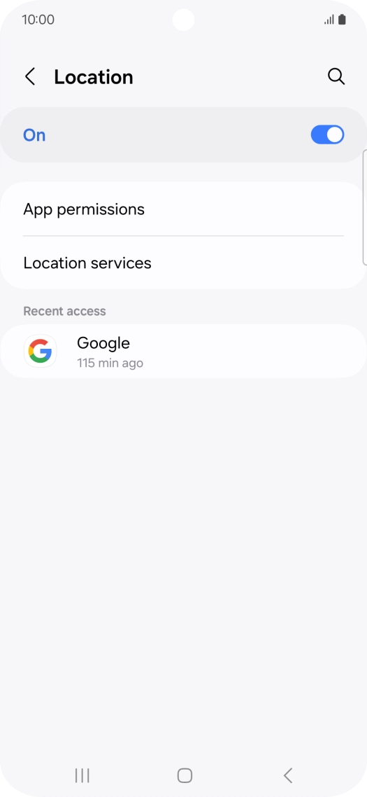 Press App permissions. Press App permissions.