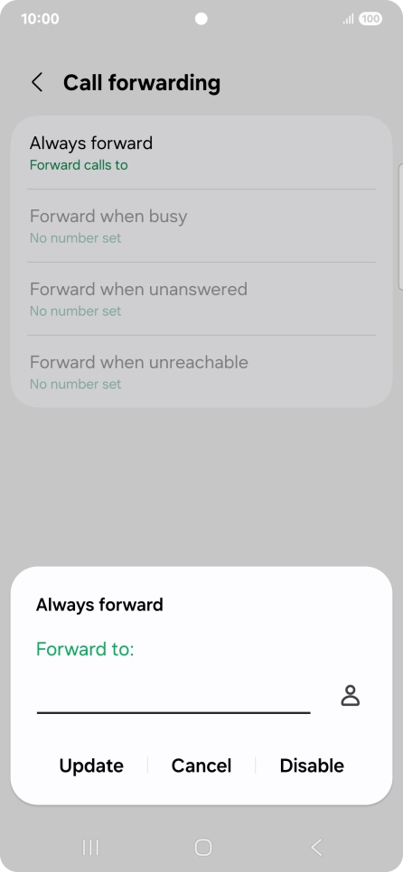 Press Disable. Press Disable.