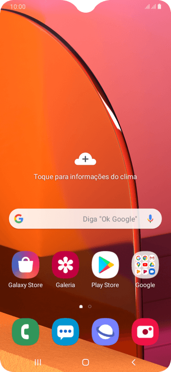 Deslize para baixo a partir do topo da tela. Deslize para baixo a partir do topo da tela.