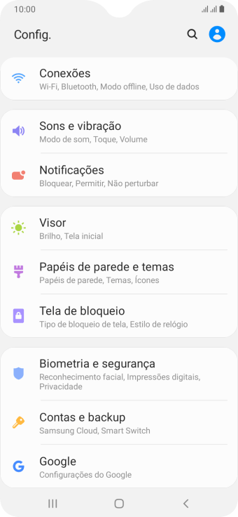 Pressione Conexões. Pressione Conexões.