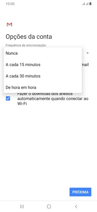 Pressione a configuração desejada. Pressione a configuração desejada.