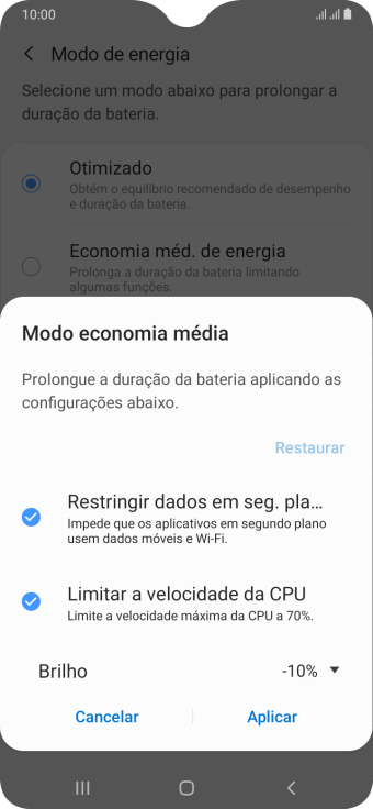 Pressione Aplicar para ativar a função. Pressione Aplicar para ativar a função.