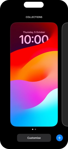 Press the add icon. Press the add icon.
