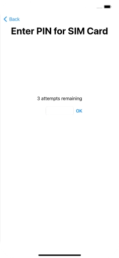 If your SIM is locked, key in your PIN and press OK. The default PIN is 1111. If your SIM is locked, key in your PIN and press OK. The default PIN is 1111.