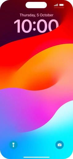 Press and hold anywhere on the lock screen. Press and hold anywhere on the lock screen.