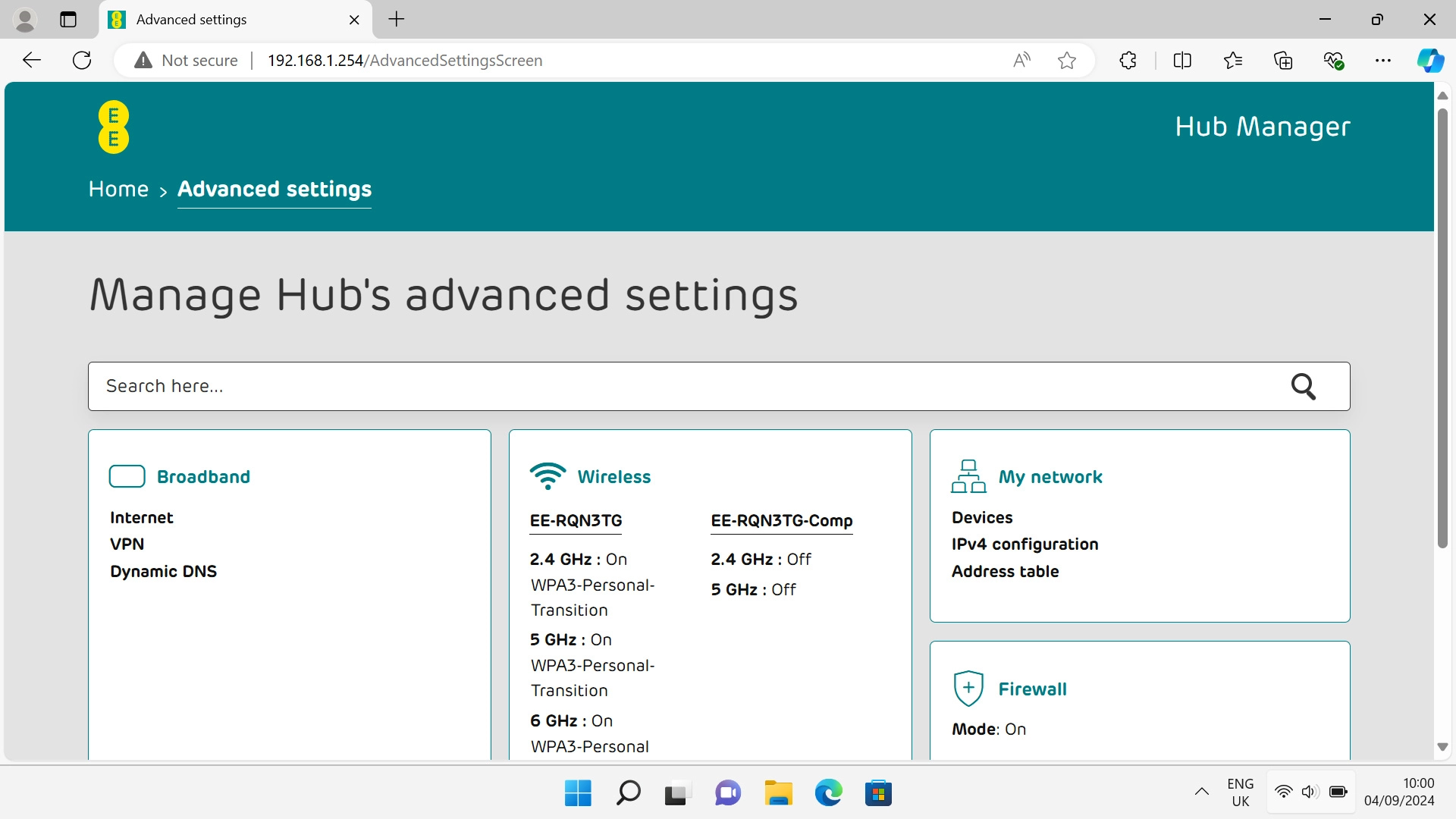 In Advanced settings you have access to advanced settings. You can change your router's Wi-Fi settings, set up port forwarding, change your router's administrator password and restore your router's factory default settings, among other things. In Advanced settings you have access to advanced settings. You can change your router's Wi-Fi settings, set up port forwarding, change your router's administrator password and restore your router's factory default settings, among other things.