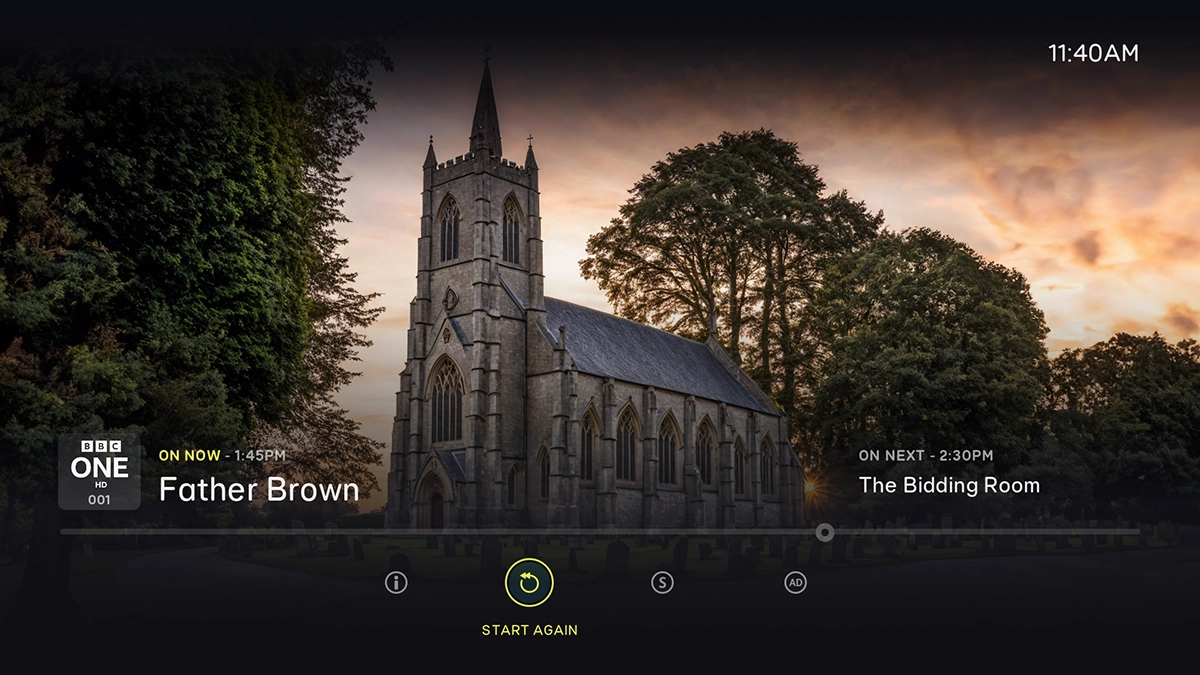 Highlight START AGAIN. Highlight START AGAIN.