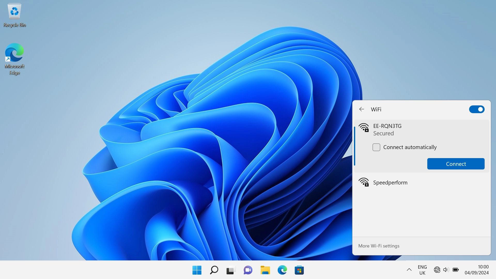 Click Connect. Click Connect.