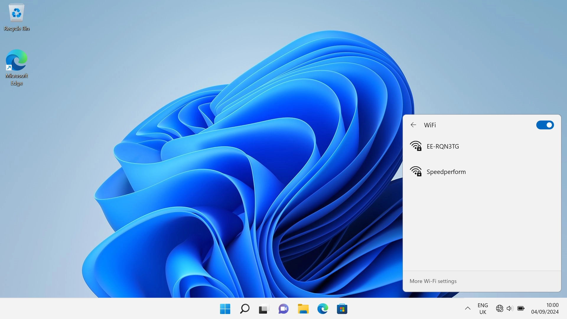 Click the name of your Wi-Fi hotspot. Click the name of your Wi-Fi hotspot.