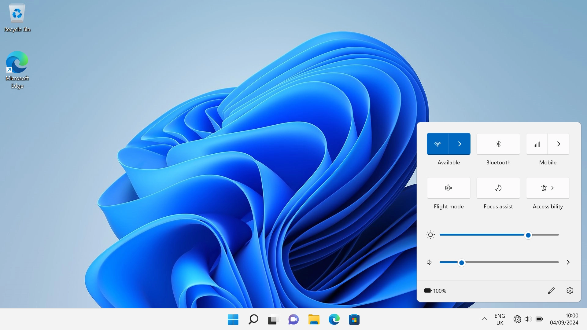 Click arrow right next to the Wi-Fi icon. Click arrow right next to the Wi-Fi icon.