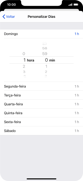 Escolha o período desejado. Escolha o período desejado.