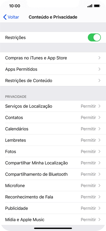 Pressione a seta para a esquerda. Pressione a seta para a esquerda.