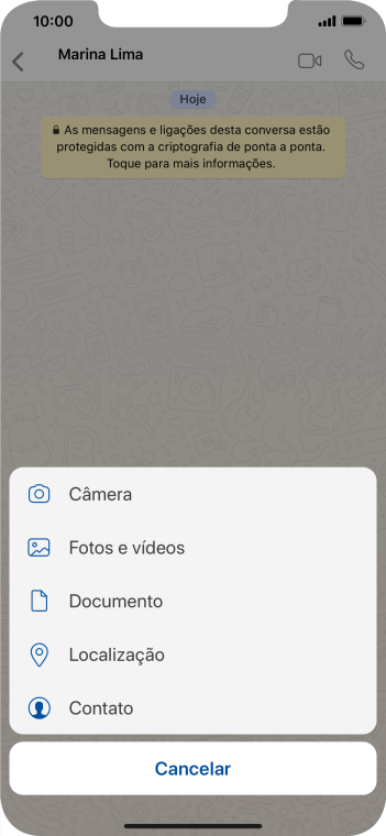 Pressione Fotos e vídeos. Pressione Fotos e vídeos.
