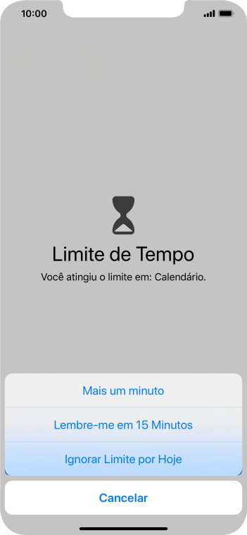 Pressione a configuração desejada. Pressione a configuração desejada.