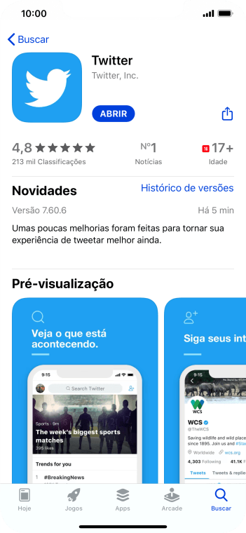 Deslize para cima a partir da parte de baixo da tela para finalizar e voltar para a tela inicial. Deslize para cima a partir da parte de baixo da tela para finalizar e voltar para a tela inicial.