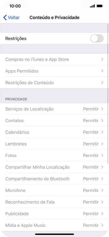 Pressione o indicador ao lado de Pressione o indicador ao lado de