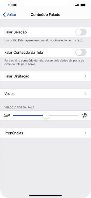 Pressione o indicador ao lado de Pressione o indicador ao lado de