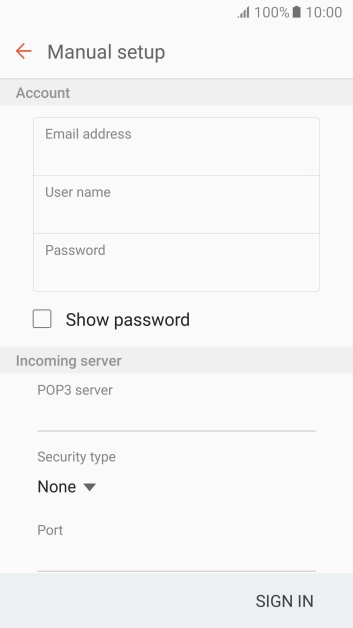 Press the field below Press the field below