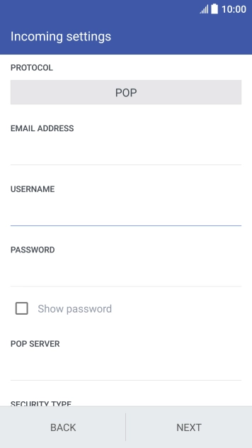 Press the field below Press the field below