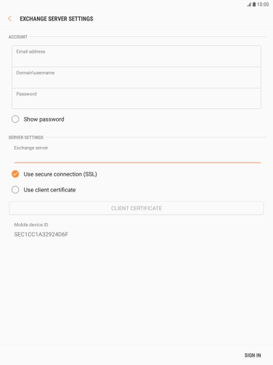 Press the field next to Press the field next to
