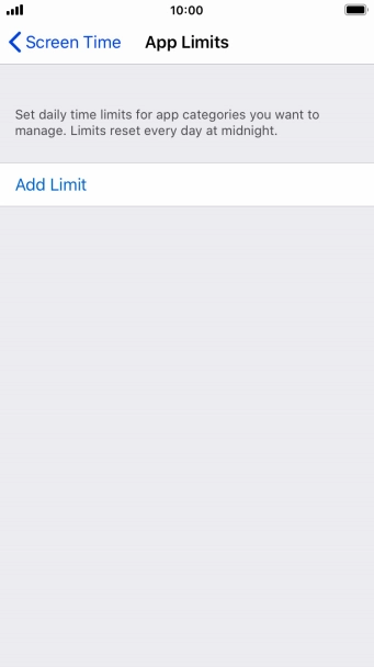 Press Add Limit. Press Add Limit.