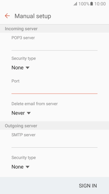 Press the drop down list below Press the drop down list below