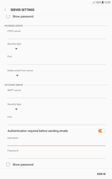 Press the field below Press the field below
