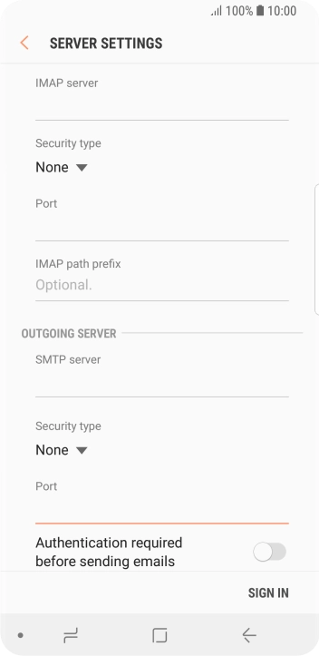 Press the indicator next to Press the indicator next to