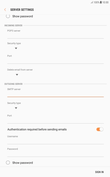 Press the field below Press the field below