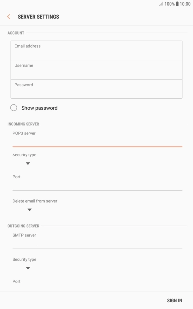 Press the field below Press the field below