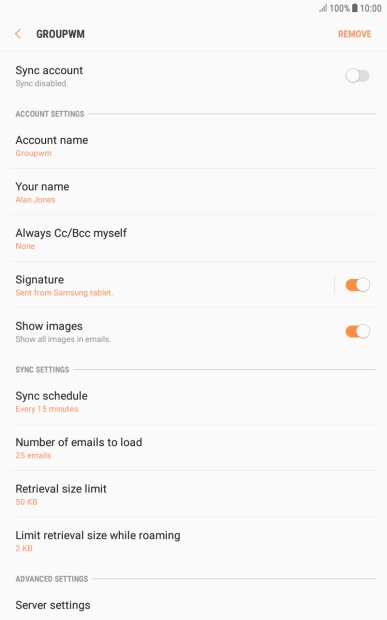 Press the indicator next to Press the indicator next to